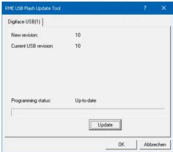 RME Digiface USB - Firmware Update - 1