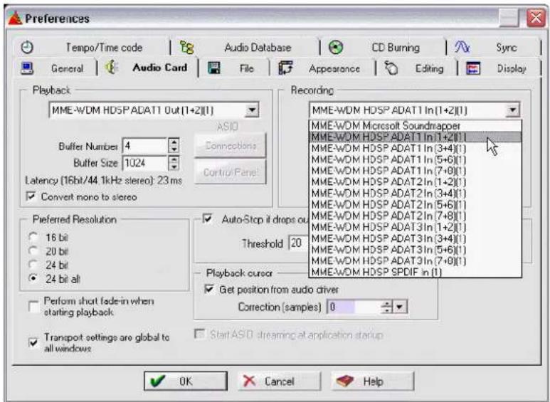 RME HDSP 9652 - Playback - 1
