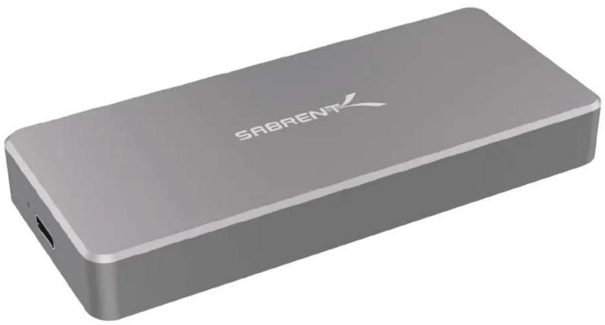 Sabrent EC-NVME-BLK - USB TYPE-C ENCLOSURE FOR NVME PCIE M KEY M.2 SSD - 1