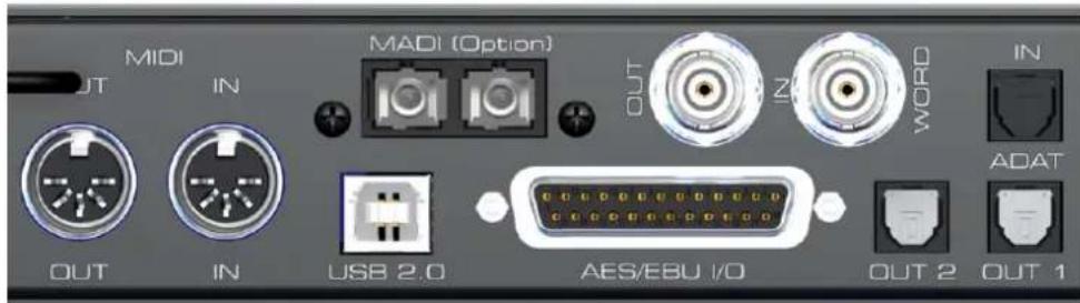 RME OctaMic XTC - Controls - Connectors - Displays - 2