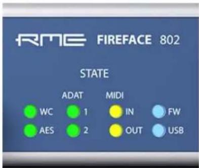 RME Fireface 802 - Connectors – Controls – Display - 2