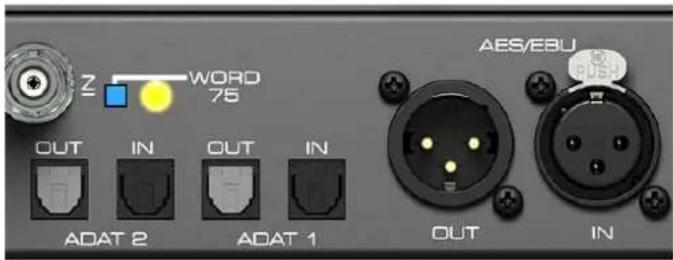 RME Fireface 802 - Connectors – Controls – Display - 3