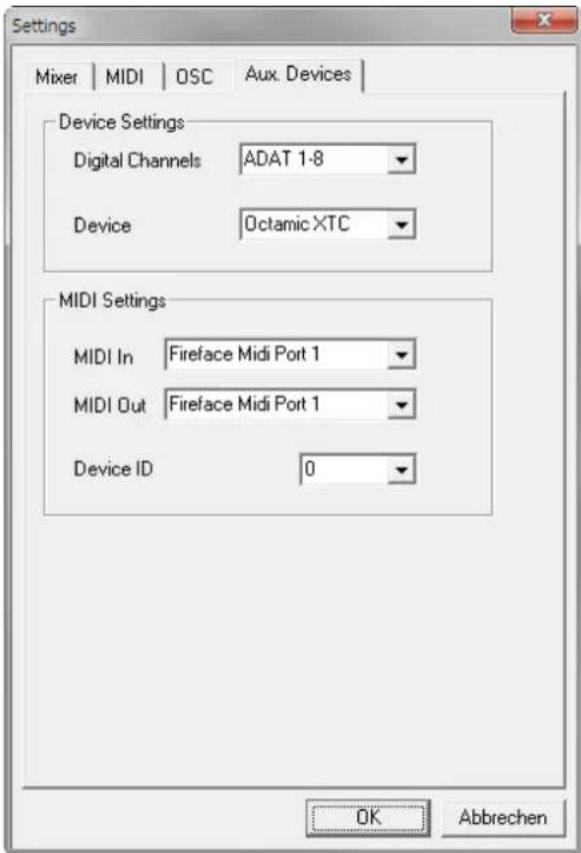 RME Fireface 802 - MIDI Settings - 1