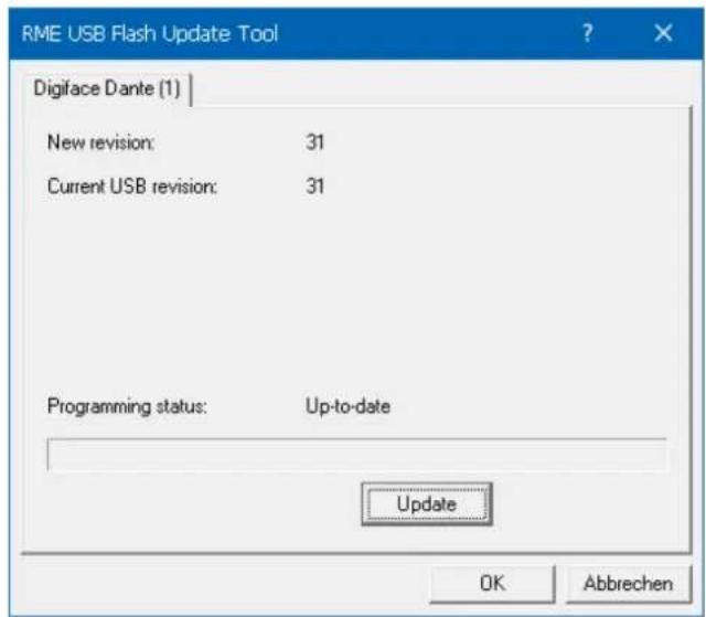 RME Digiface Dante - Firmware Update - 1