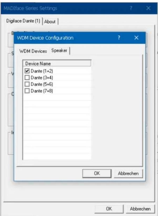 RME Digiface Dante - WDM Configuration - 3