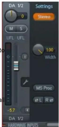 RME Digiface Dante - Settings - 1