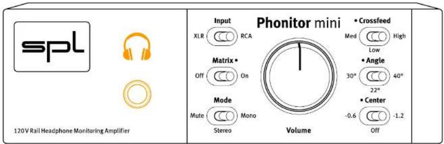 SPL Phonitor mini - Bedienelemente - 1