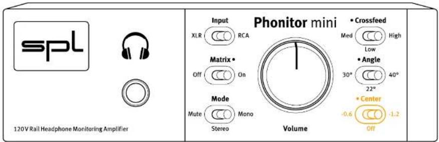 SPL Phonitor mini - Bedienelemente - 1
