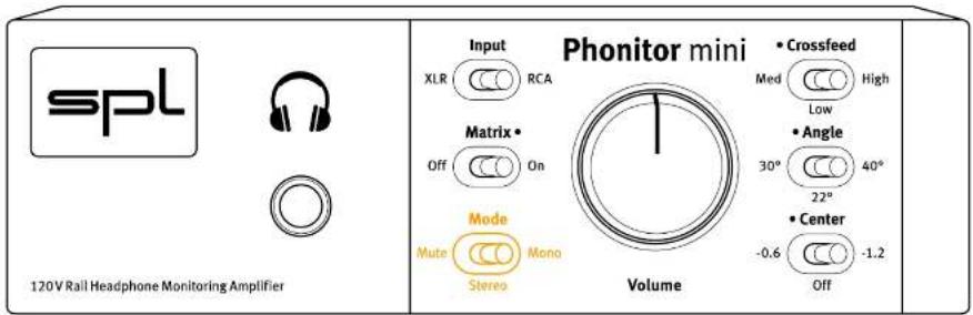 SPL Phonitor mini - Bedienelemente - 1