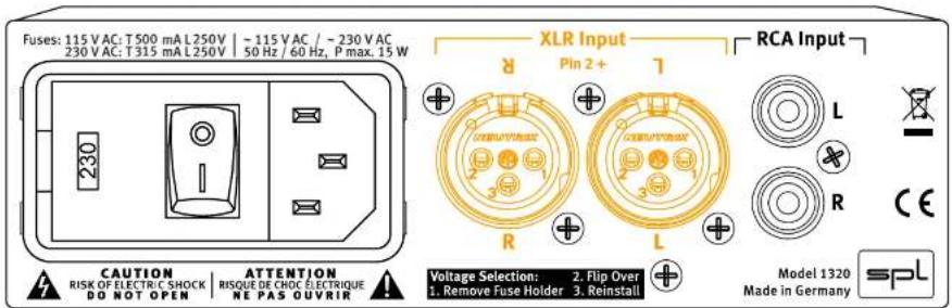 SPL Phonitor mini - Rückseite: Signal - 1