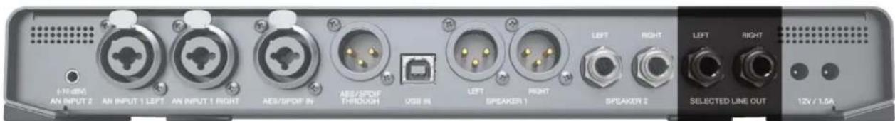 Dangerous Music Source - SELECTED LINE OUTPUTS - 1