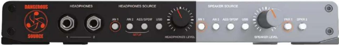 Dangerous Music Source - HEADPHONE OUTPUTS - 1