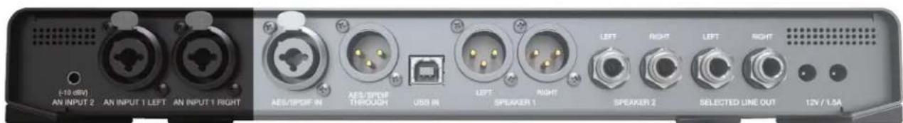 Dangerous Music Source - Source: Rear Panel Connections - 1