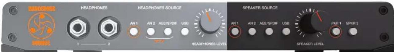 Dangerous Music Source - SPEAKER SOURCE BUTTONS (TOGGLE & LATCH MODE) - 1