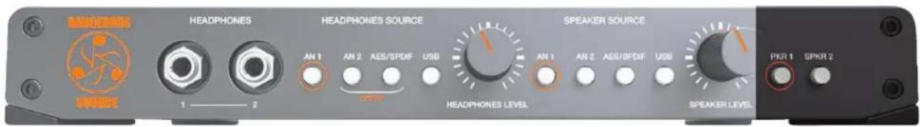 Dangerous Music Source - SPEAKER SELECTION (TOGGLE TO LATCH MODE) - 1