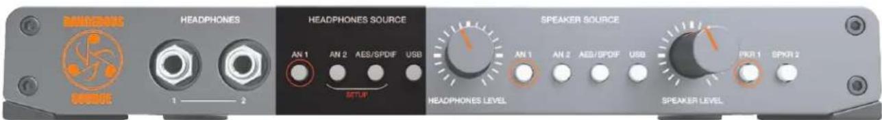 Dangerous Music Source - HEADPHONE SOURCE (TOGGLE & LATCH MODE) - 1