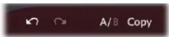 FabFilter Saturn 2 - Undo, redo, A/B switch - 1