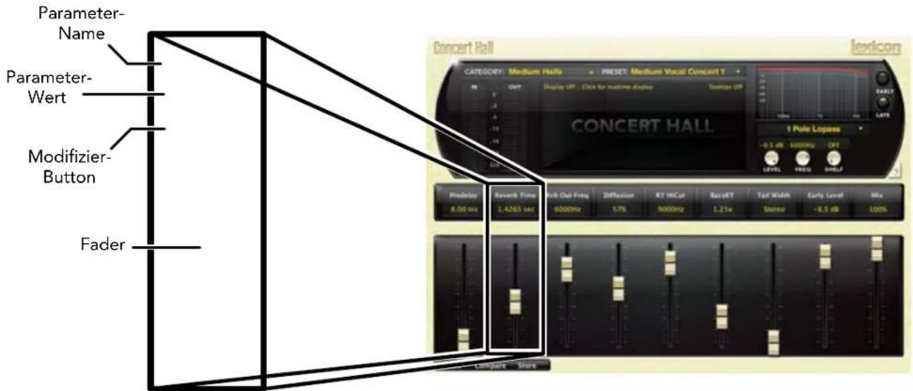 LEXICON PCM Native - Der Fader-Bereich - 1