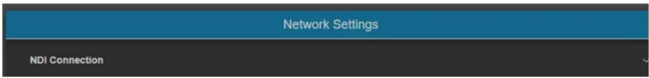 NEWTEK Spark Plus I/O SDI - NETWORK SETTINGS - 1