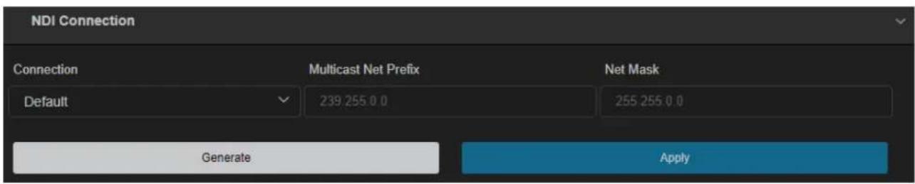 NEWTEK Spark Plus I/O SDI - NETWORK SETTINGS - 2