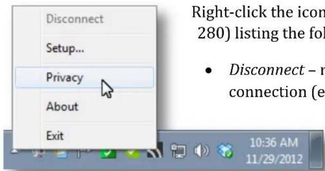 NEWTEK TriCaster 460 - TASKBAR ICON MENU - 2