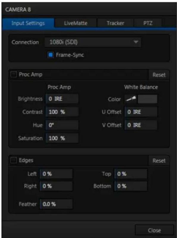NEWTEK TriCaster 460 - SECTION 3.12 CONFIGURE VIDEO INPUTS - 1