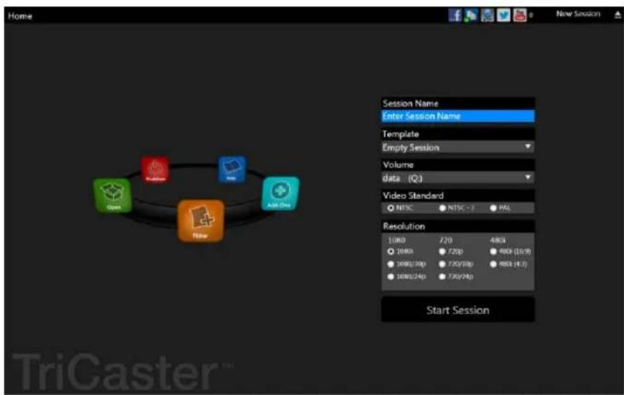NEWTEK TriCaster 460 - SECTION 2.3 STARTUP SCREEN - 1