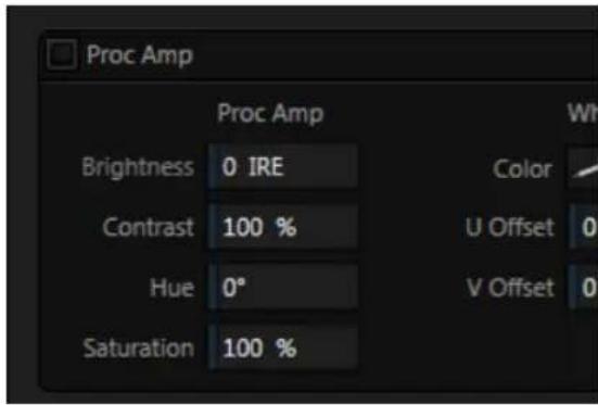 NEWTEK TriCaster 460 - PROC AMP - 1
