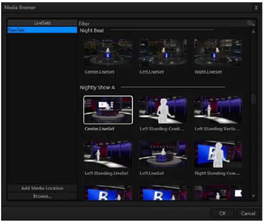 NEWTEK TriCaster 460 - MEDIA BROWSER - 1