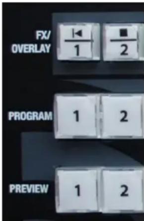 NEWTEK TriCaster 460 - FX/OVERLAY ROW - 1