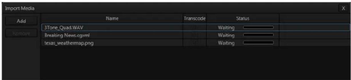 NEWTEK TriCaster 460 - IMPORT MEDIA - 1