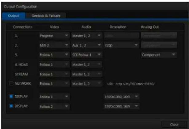 NEWTEK TriCaster 460 - SECTION 3.11 CONFIGURE VIDEO OUTPUT - 1