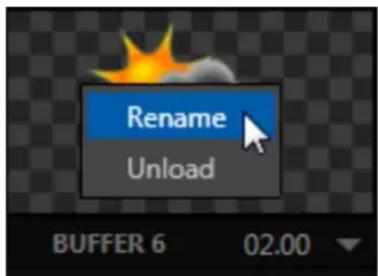 NEWTEK TriCaster 460 - BUFFERS MENU - 1