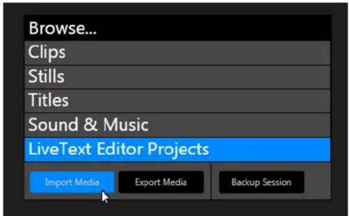 NEWTEK TriCaster 460 - SECTION 4.2 IMPORTING CONTENT - 1