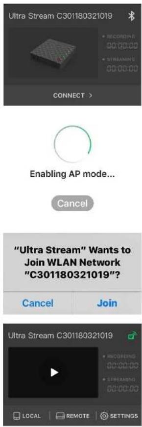 Magewell Ultra Stream SDI - How to connect to a Wi-Fi using bluetooth - 1