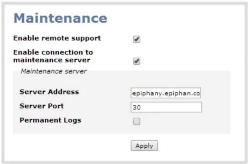 Epiphan VGADVI - Configure Remote Support - 1