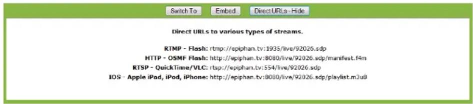 Epiphan VGADVI - Retrieve a list of addresses based on video stream encapsulation - 1