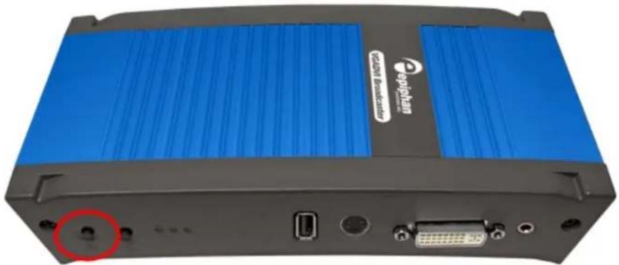 Epiphan VGADVI - Restore Factory Configuration Manually - 2