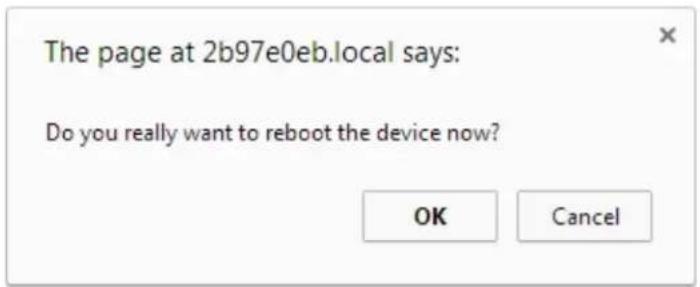 Epiphan VGADVI - Restarting the Device via the Web Interface - 2
