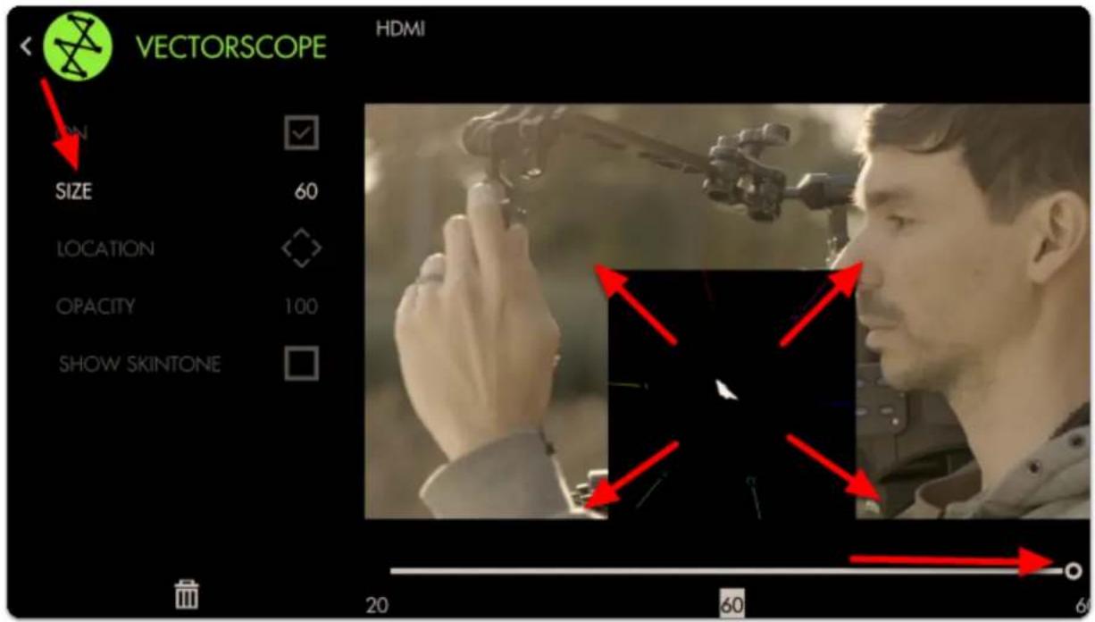 SmallHD 1703 P3X - Vectorscope - Quick Start - 5