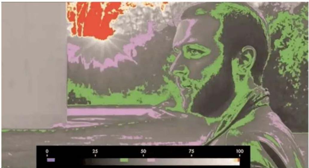 SmallHD Cine 24 - Exposure Assist (False Color) - 2