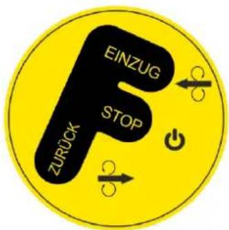 HS 150 V - Kennzeichnung. Folgende Schilder sind auf der Maschine monert: - 8