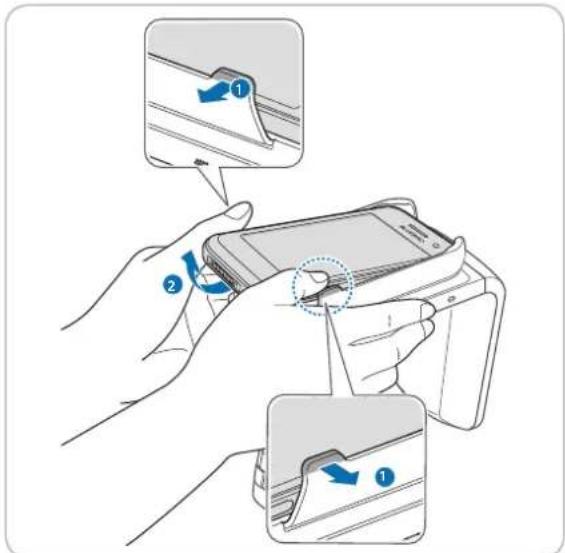 Bluebird RFR900 - Removing the Installed Device - 1