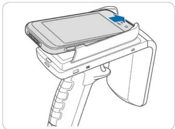 Bluebird RFR900 - Attaching a Mobile Device - 2