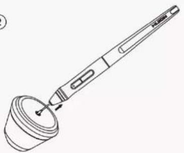 Huion Inspiroy HS611 - Pen Nib Replacement - 2