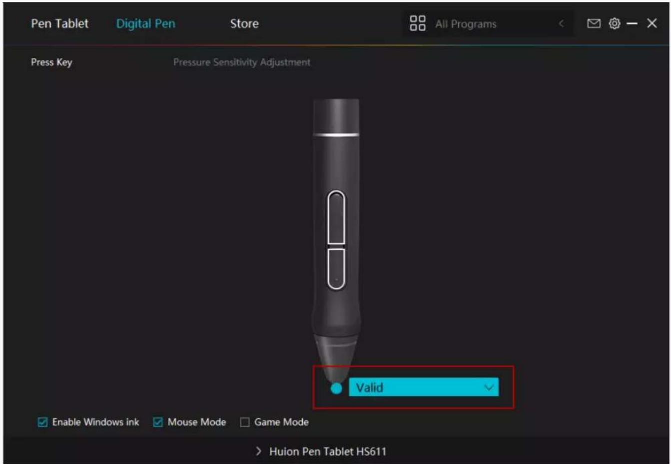 Huion Inspiroy HS611 - Pen Nib Activity - 1