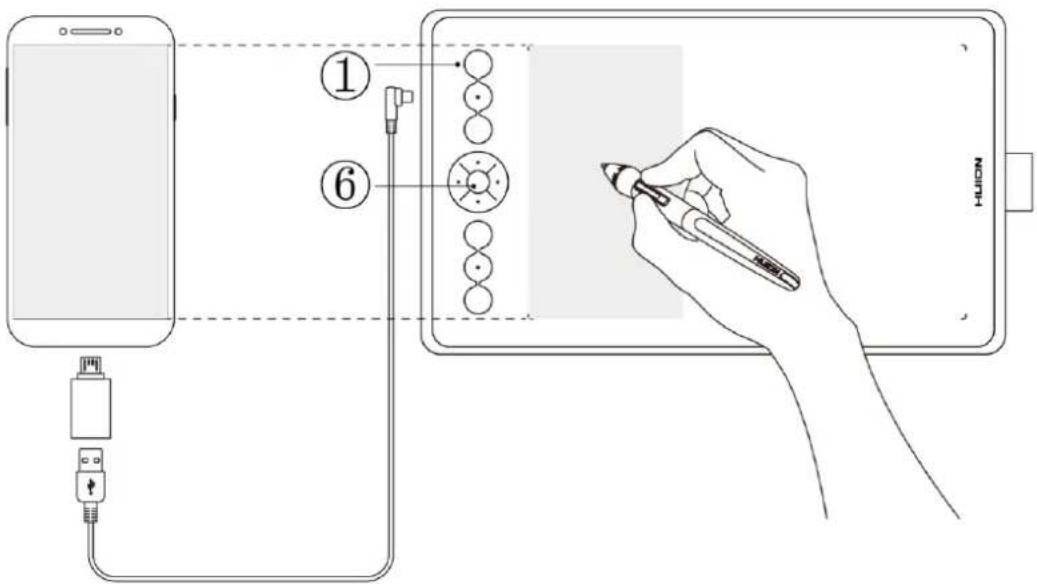Huion Inspiroy Ink H320M - Connecting to Android Phone - 1