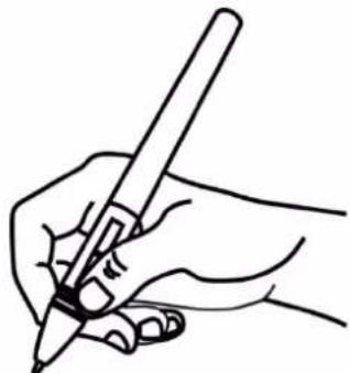 Huion Inspiroy H950P - Hold the pen - 1
