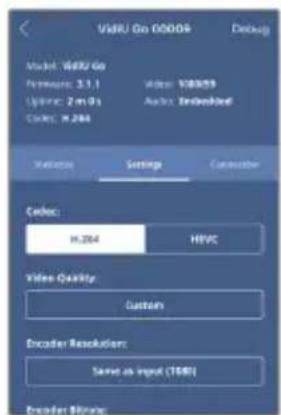 Teradek VidiU Go - From the Core App - 3