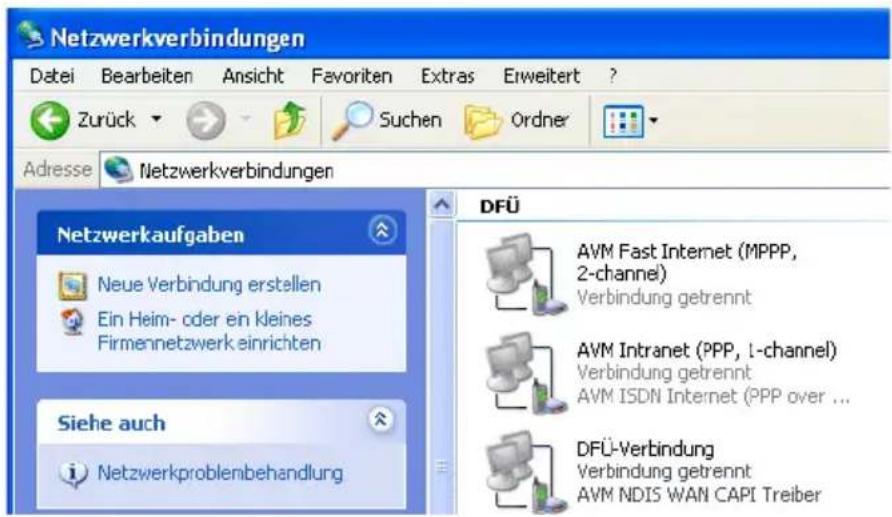 AVM RITZ!Card USB - Internetverbindungen über den AVM NDIS WAN CAPI-Treiber - 1